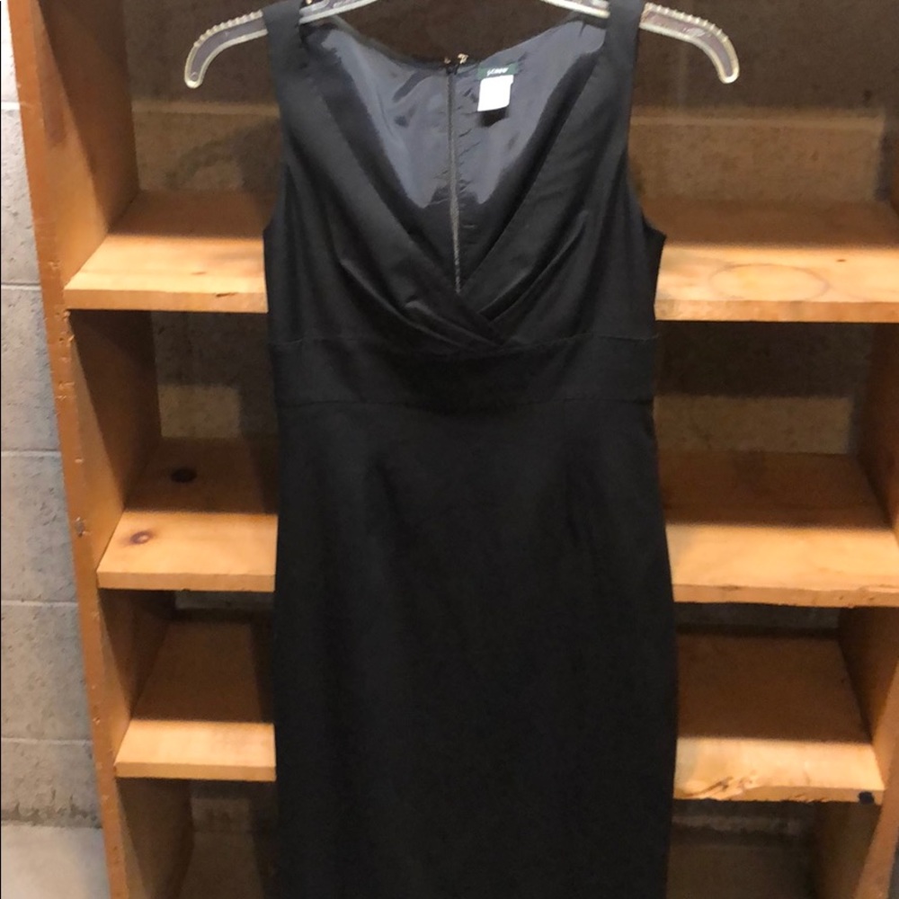 Black J Crew Wool Blend Sheath Dress Sz2